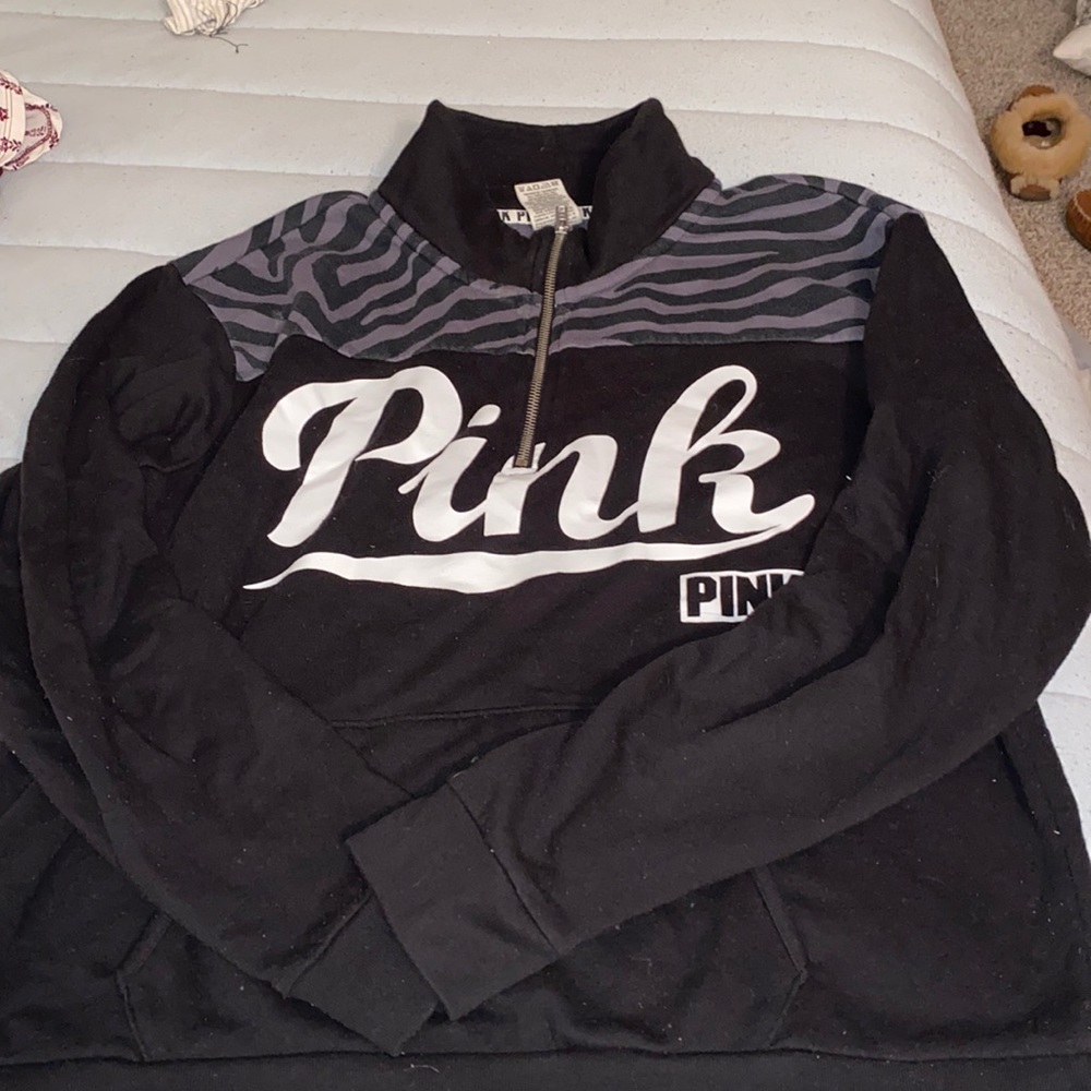 Black PINK quarter zip